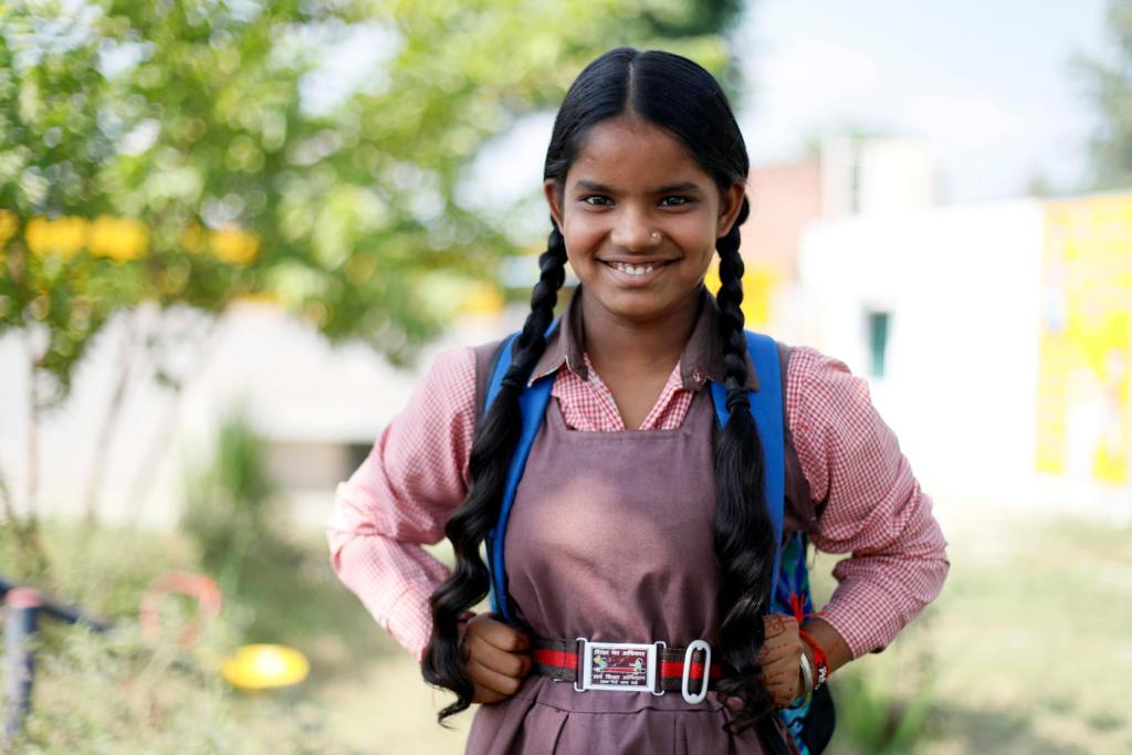 Smiling Indian girl
